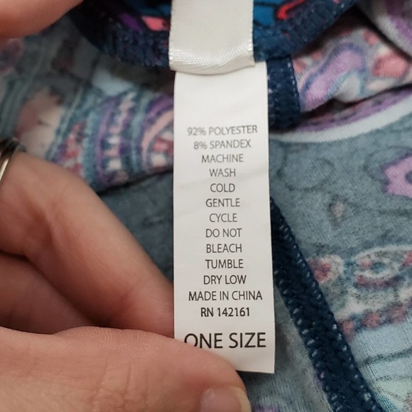 LuLaRoe Camera Print Unicorn Leggings OS - Picture 5 of 5